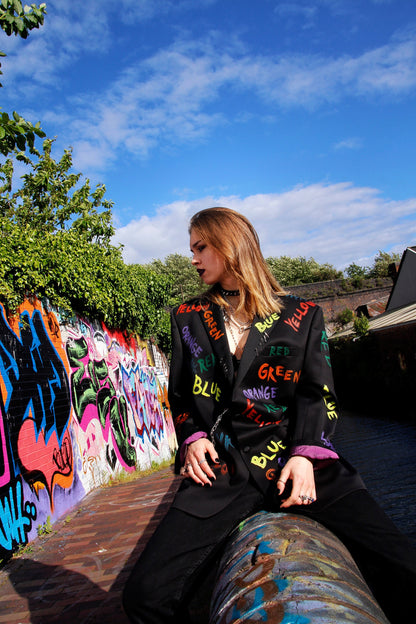 CONFUSED? Upcycled unisex blazer/custom blazer